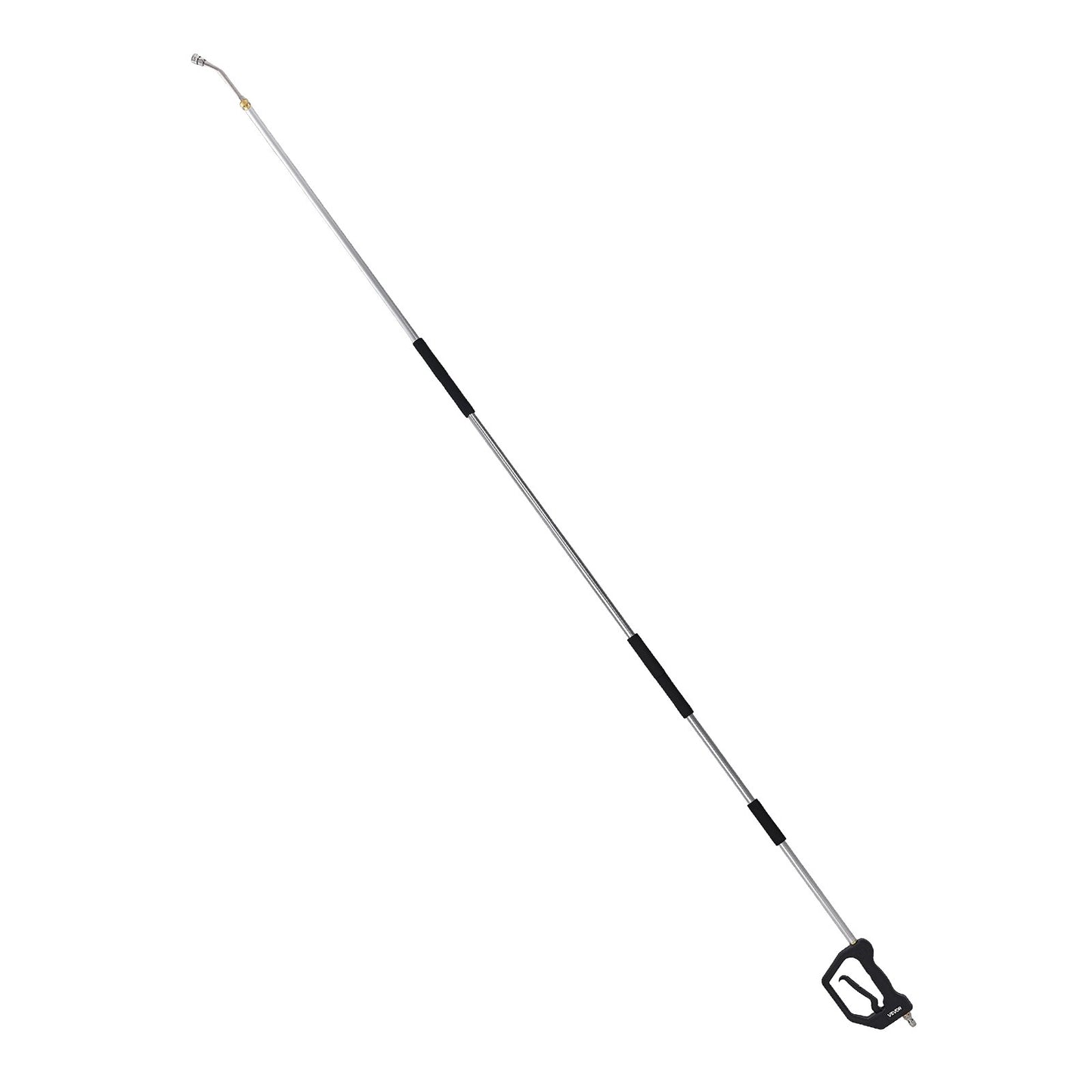 2.74 m Pressure Washer Telescoping Wand, 3-Section with Power Washer Extension Wands, 7 Nozzles, Hose Adapter, Support Belt, Storage Bag, 4000 PSI Telescopic Gutter Cleaner for High Cleaning