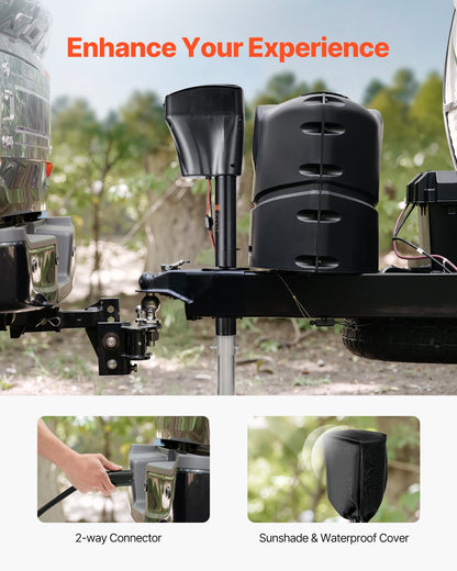 VEVOR Electric Trailer Jack 5000 lbs Power Tongue Jack for RV Trailer & Camper