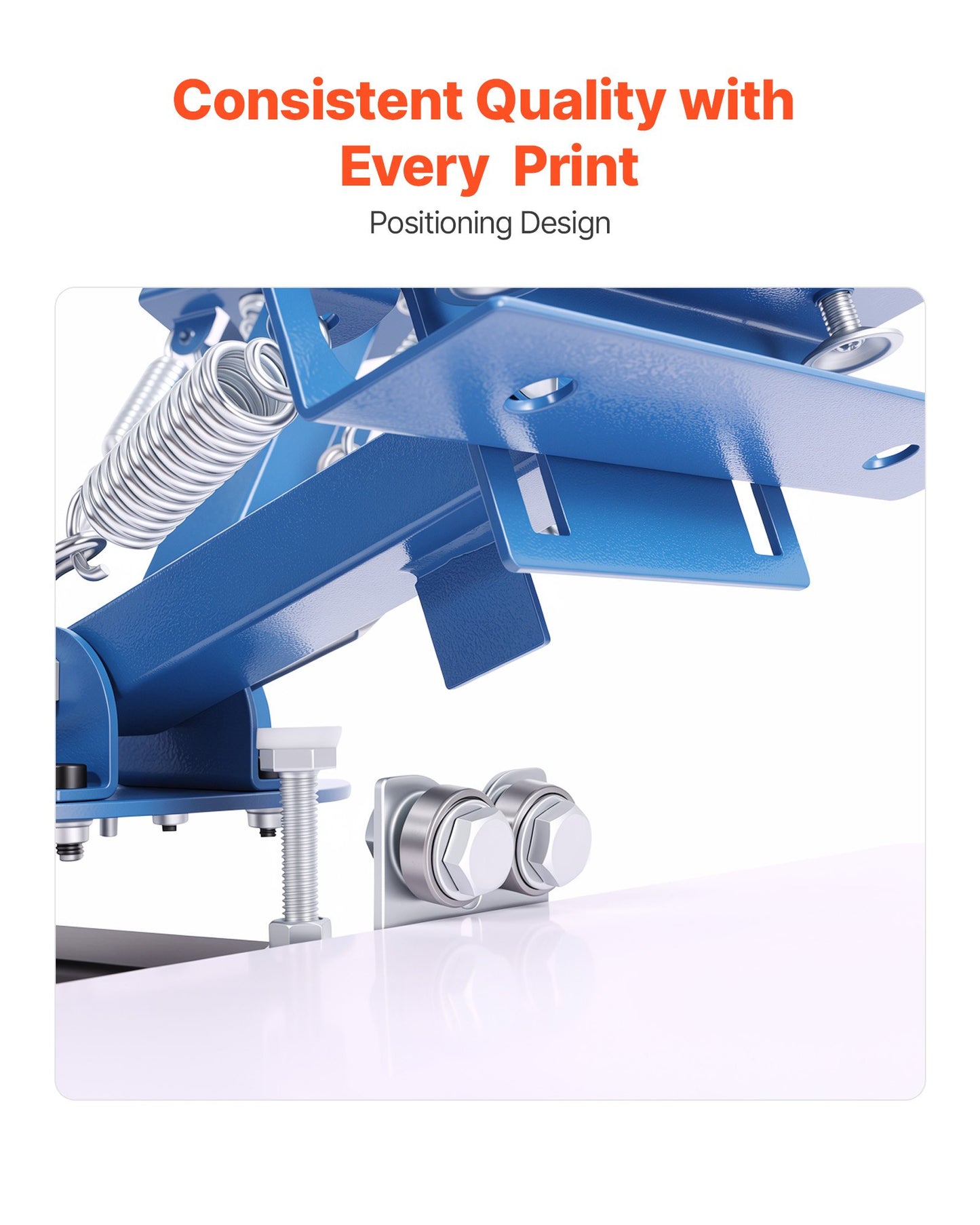 Screen Printing Machine 4 Color 2 Station Silk Screen Printing Press, 540 x 450 mm, 360° Rotatable, Accurate Positioning, Powder-Coated Carbon Steel, for T-shirt DIY, Home and Commercial