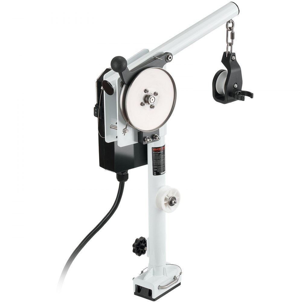 Line Hauler Pot Puller, 12V DC 1200W, Line Hauler Winch Holds 90 kg Lift Capacity, Line Speed of 35 m/min, 360° Rotation & Corrosion-Resistant, Crab Pot Puller for Crab, Shrimp, Lobster Traps