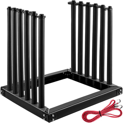 Steel Windshield Glass Rack for Trucks, 5-Lite Design, 0.6m Height, 15kg Capacity