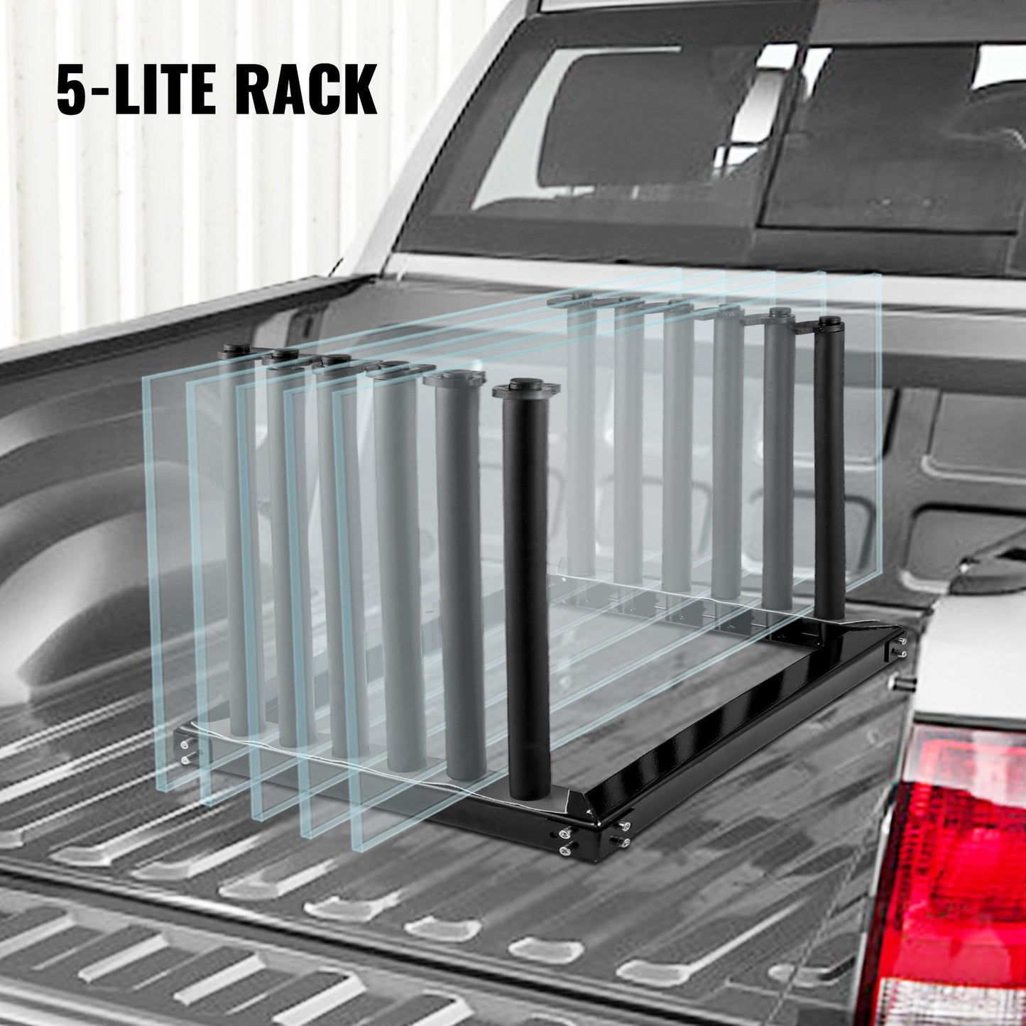 VEVOR Windshield Rack 5-Lite, Windshield Truck Rack Steel, Windshield Glass Rack