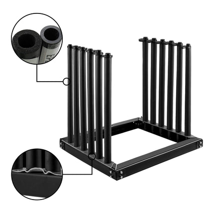 Steel Windshield Glass Rack for Trucks, 5-Lite Design, 0.6m Height, 15kg Capacity