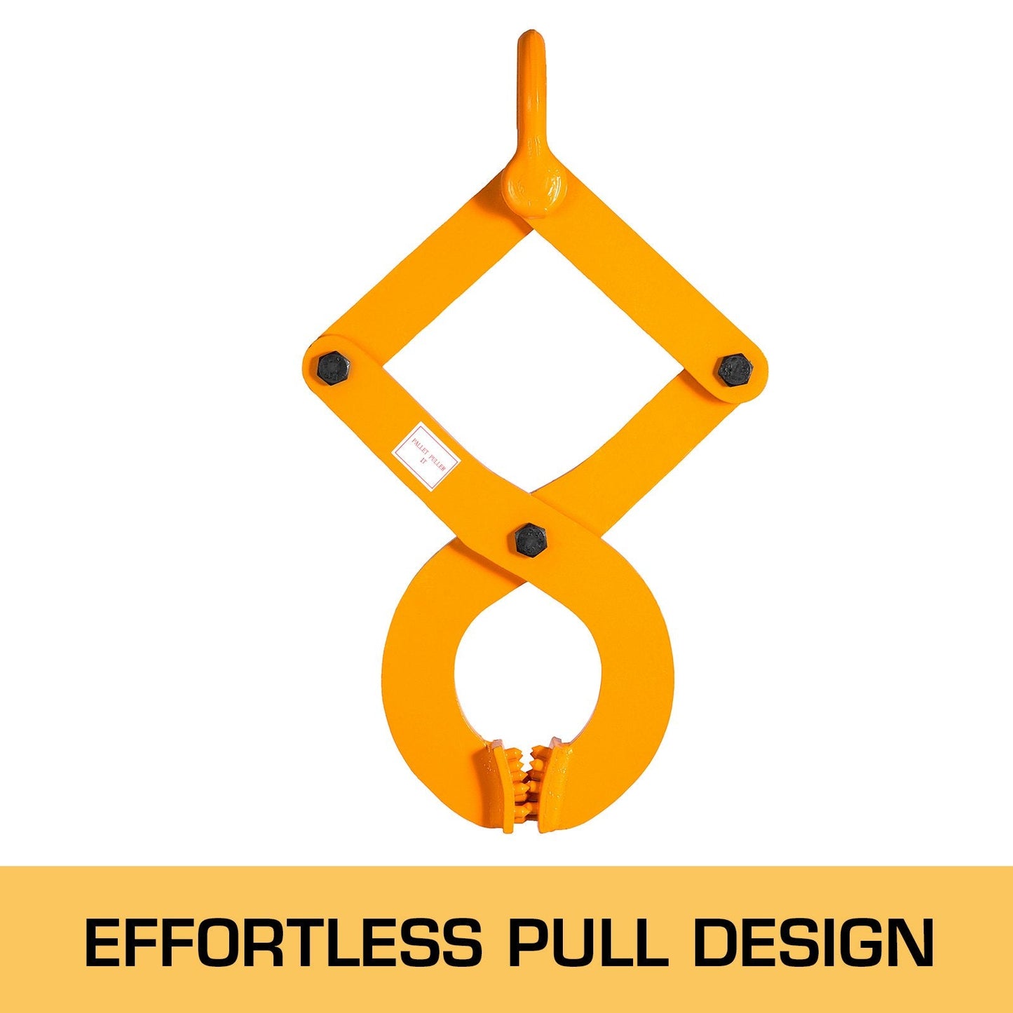 Steel Scissor Pallet Puller Clamp, 1 Ton Capacity, High Visibility, 41 cm Length