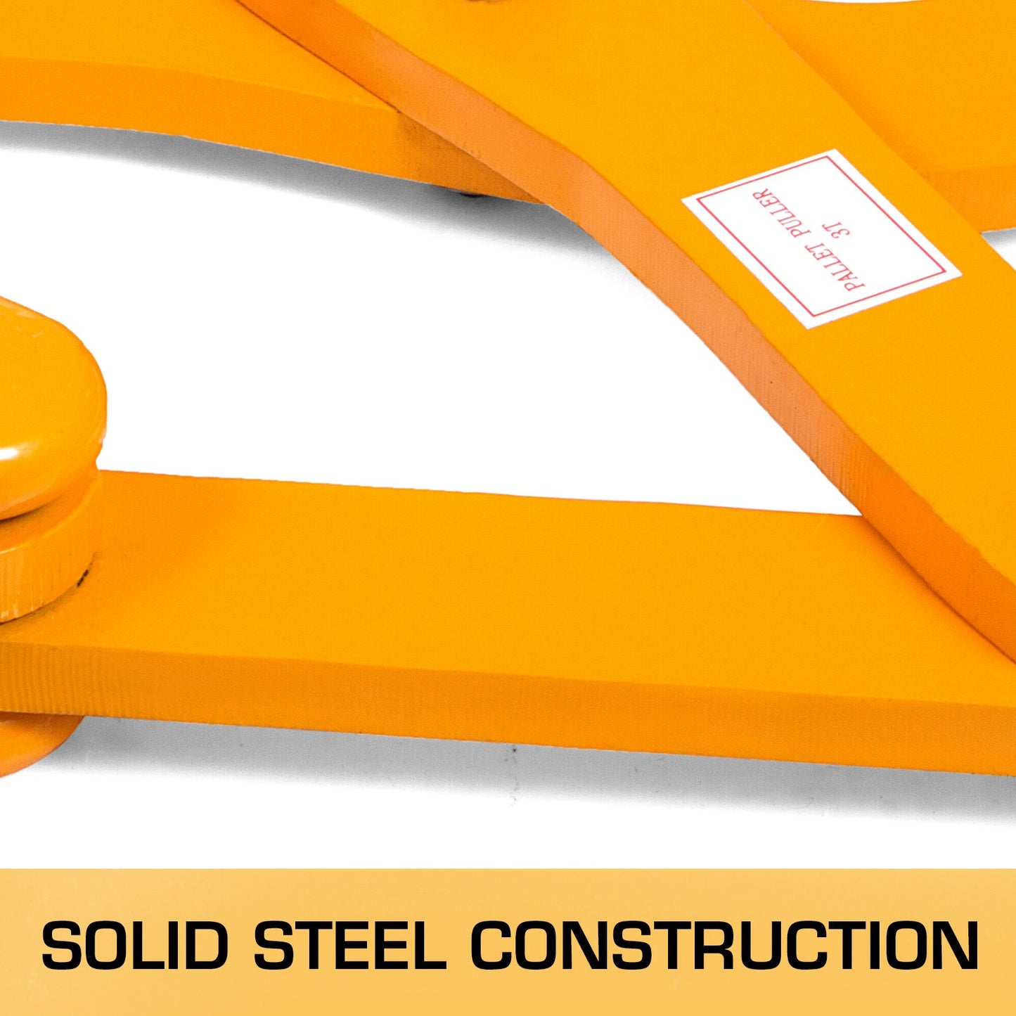 VEVOR Pallet Puller, 3T/6614LBS Capacity Heavy Duty Steel Single Scissor Yellow