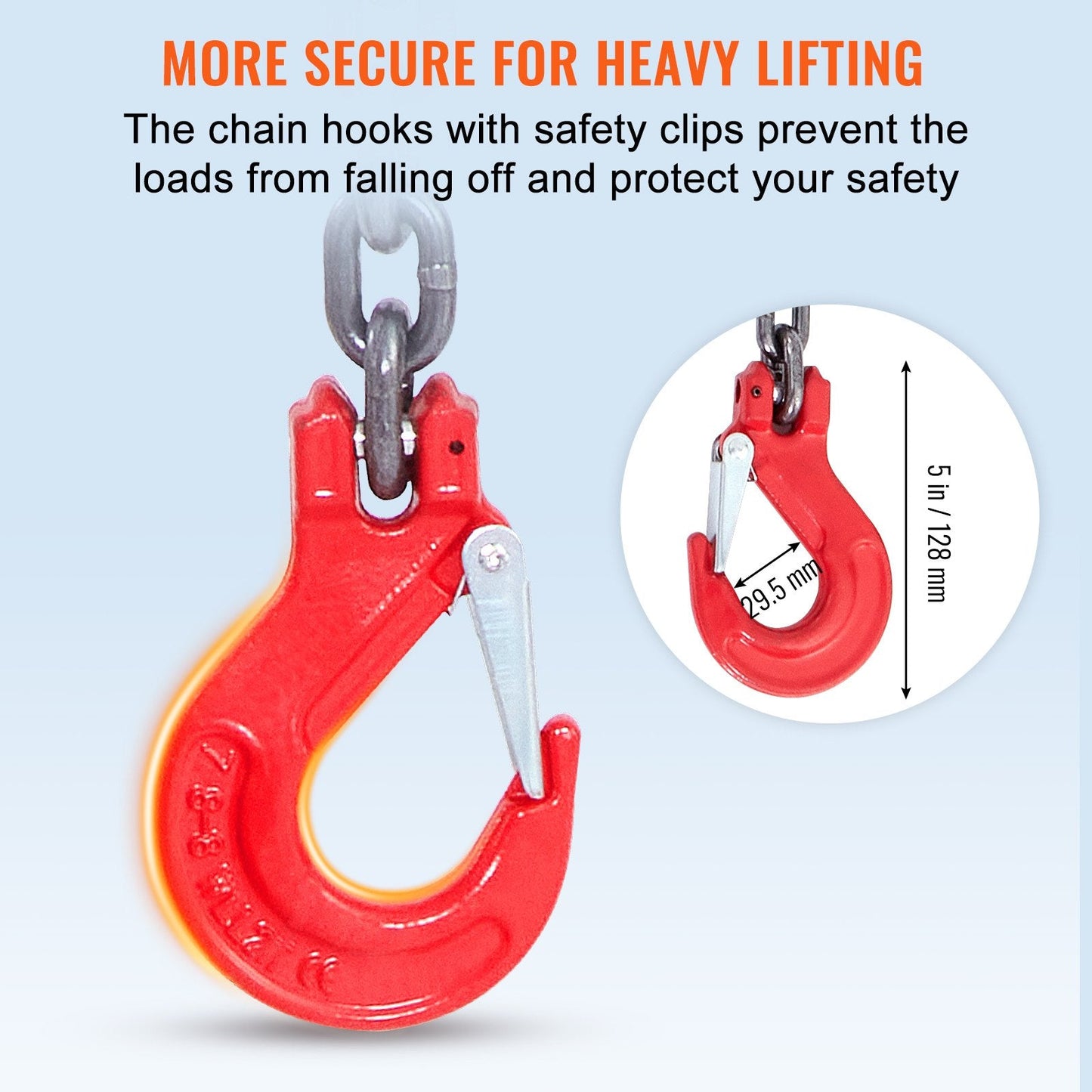 Heavy-Duty G80 Lifting Chain Sling, 13m, 4990kg Capacity, Adjustable Length