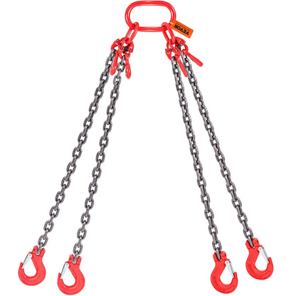 Heavy-Duty G80 Lifting Chain Sling, 13m, 4990kg Capacity, Adjustable Length