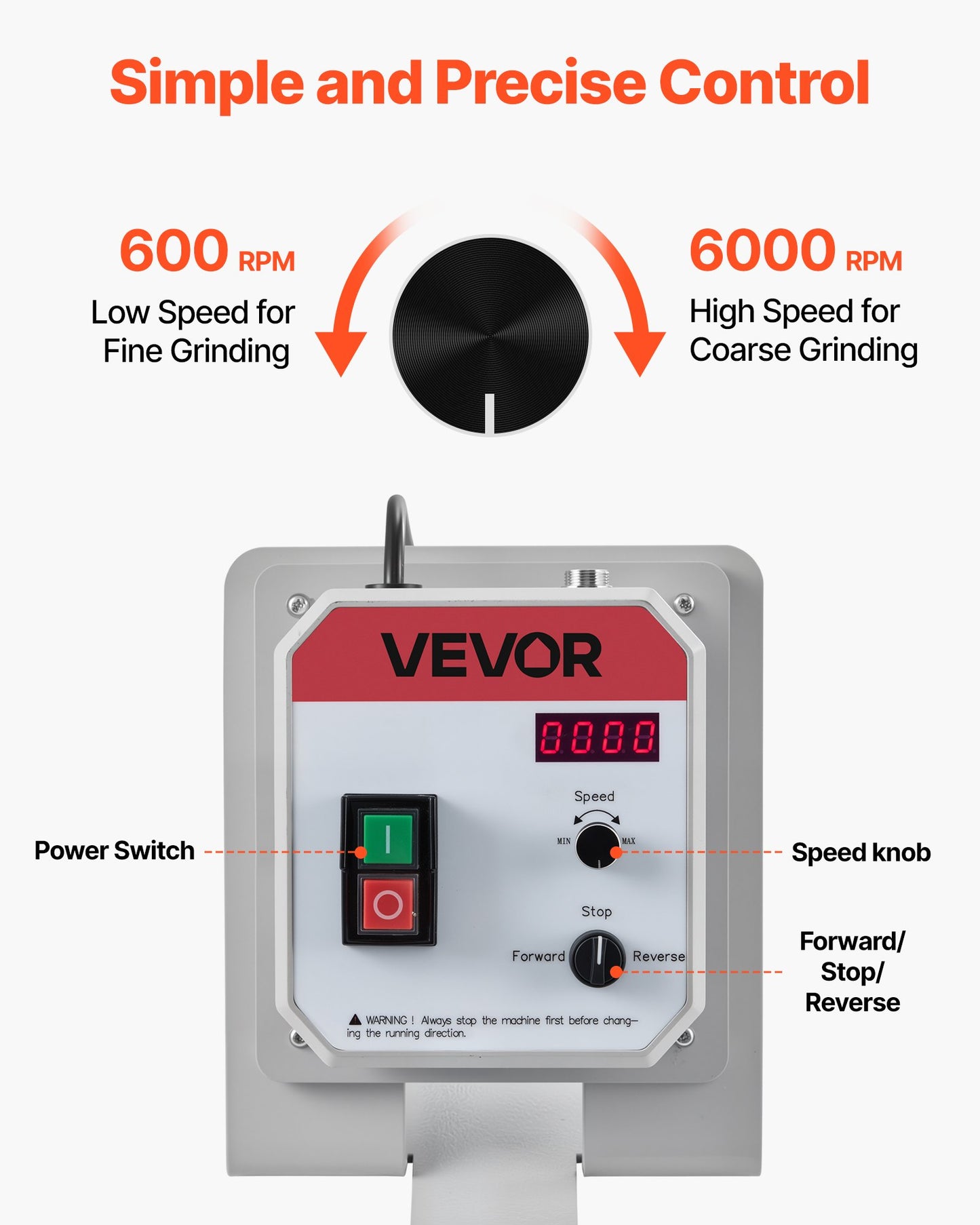 Belt Grinder Sander with VFD, 1829 x 51mm Variable Speed Belt Polisher, 1500W Knife Making Machine with 3 Grinding Modes & 3PCS Belts for Metalworking, Compatible with (1829-2083) x 51mm Belts
