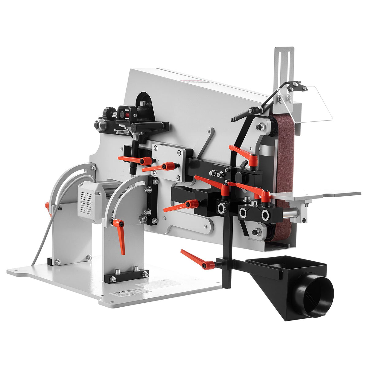 Belt Grinder Sander with VFD, 1829 x 51mm Variable Speed Belt Polisher, 1500W Knife Making Machine with 3 Grinding Modes & 3PCS Belts for Metalworking, Compatible with (1829-2083) x 51mm Belts