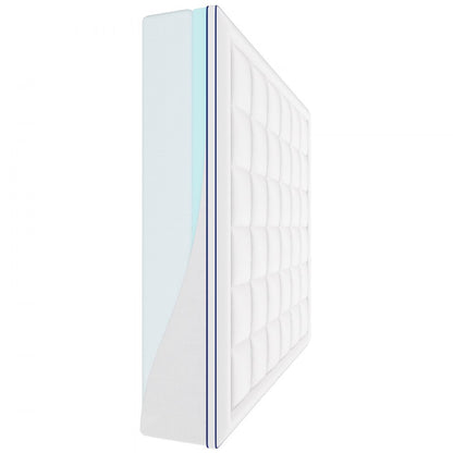 VEVOR Mattress Topper Premium Memory Foam Fiber Fill King 101.6 mm Thickness