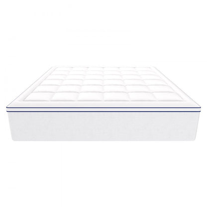 VEVOR Mattress Topper Premium Memory Foam Fiber Fill King 101.6 mm Thickness