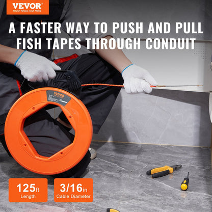 Flexible 38.1m PET Wire Puller with Ergonomic Handle and Non-Conductive Design