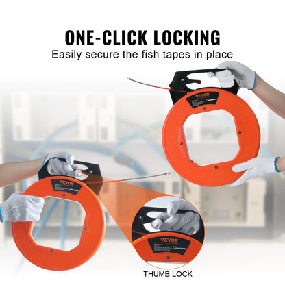 Flexible 38.1m PET Wire Puller with Ergonomic Handle and Non-Conductive Design