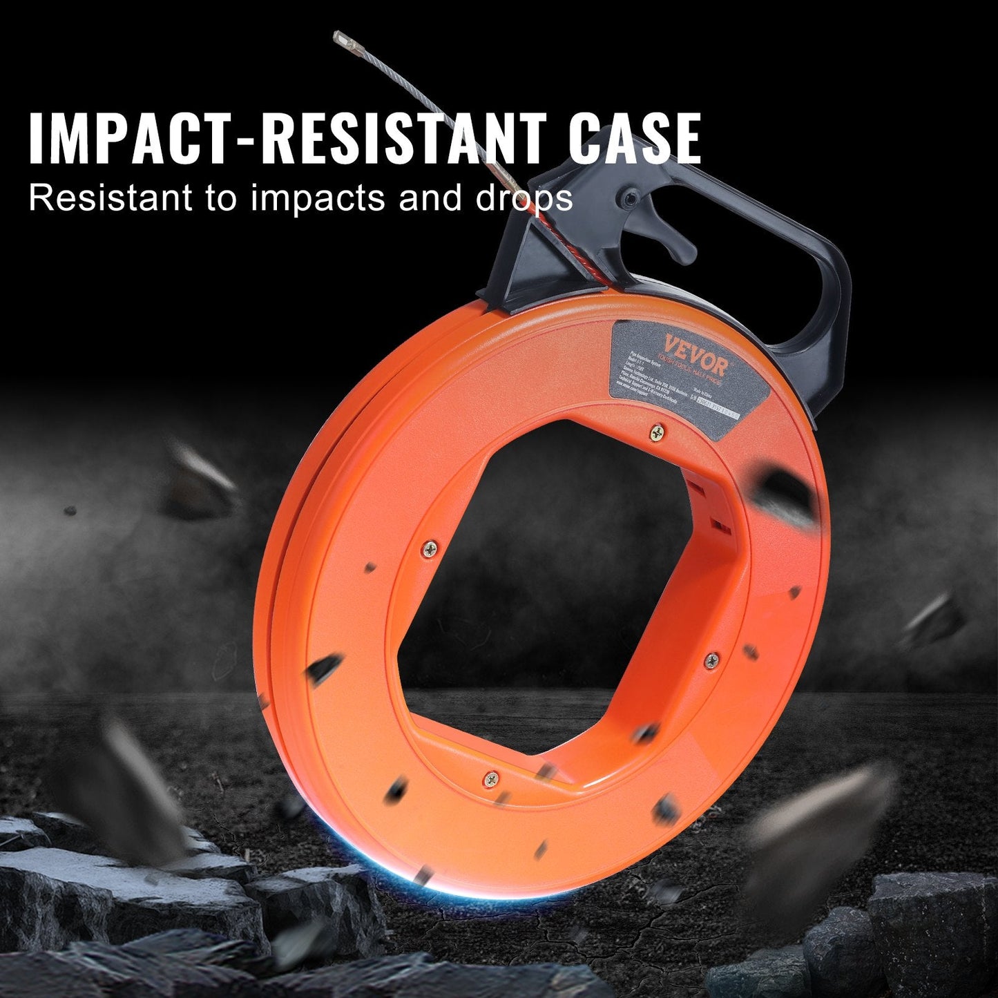 Flexible 38.1m PET Wire Puller with Ergonomic Handle and Non-Conductive Design