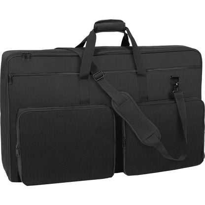 VEVOR Padded DJ Mixer Gig Bag, 1200D Oxford Fabric, DJ Gear Carry Bag with 3 Storage
