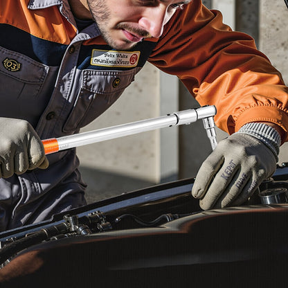 Adjustable Click Torque Wrench, 1/2 Inch Drive, 20-160 lbf-ft/27.1-216.8 N.m, Dual-direction and Dual Range Scales, 72-T