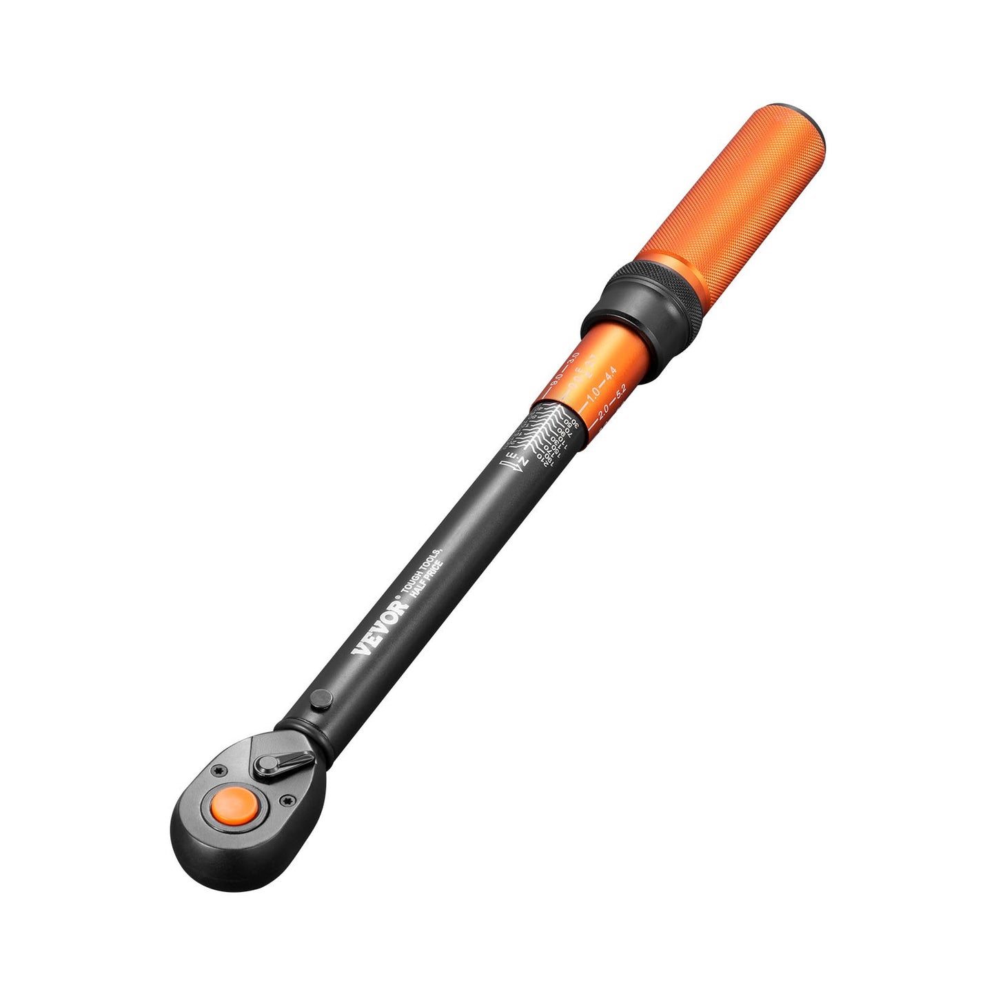 Torque Wrench, 12.7mm Drive Click Torque Wrench, 20-220 N.m, Dual Scale Readings, ±3% High Precision, with Extension Bar, Adapter and Storage Case, for Automotive Repair