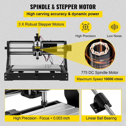 Pro CNC Engraver 3018: 3-Axis GRBL Control Machine for Wood & Acrylic Carving