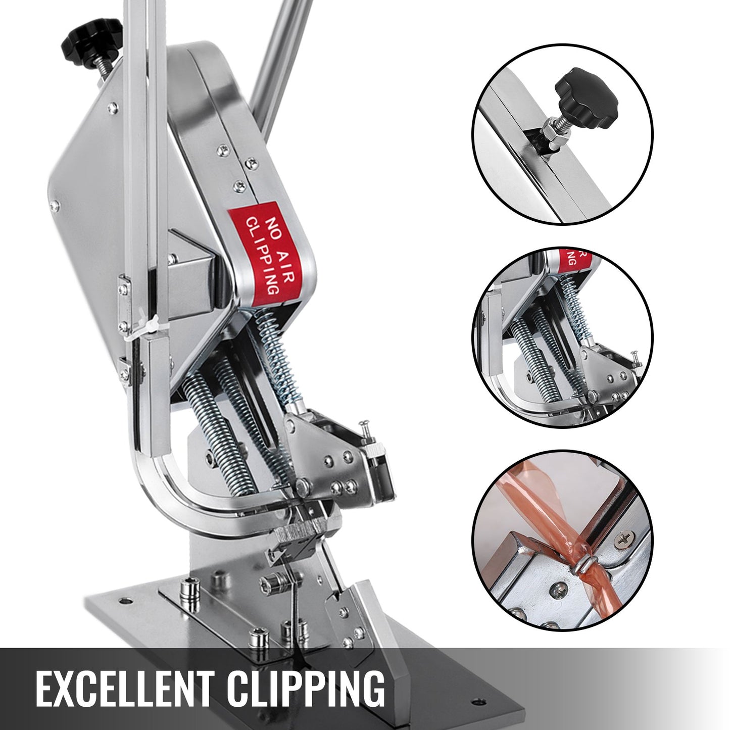 VEVOR Manual U-shape Sausage Clipper Clipping Machine Food Clipping Maker for Sausage