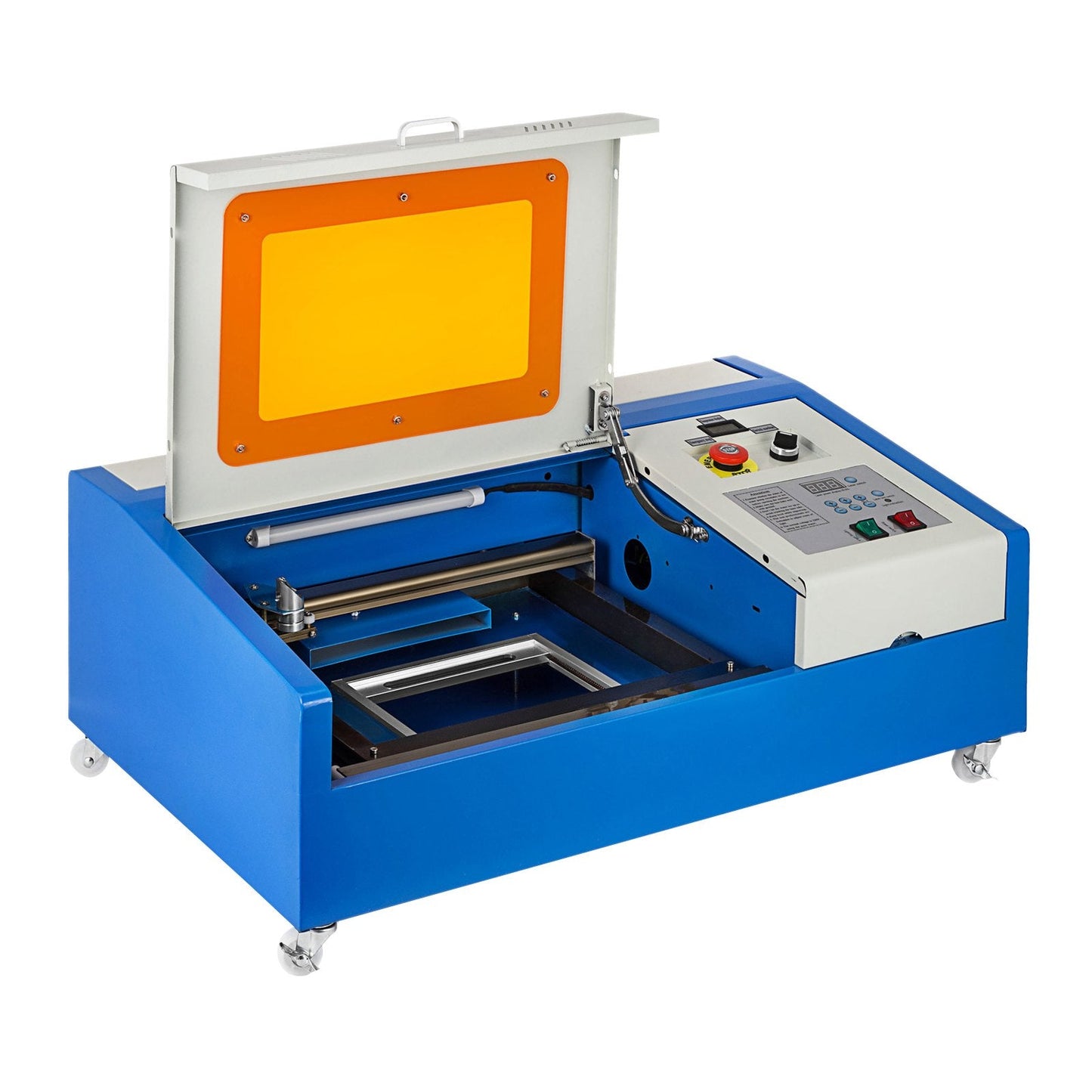 40W CO2 Laser Engraver Cutter with LCD, 0.3x0.2m Area, USB Connectivity