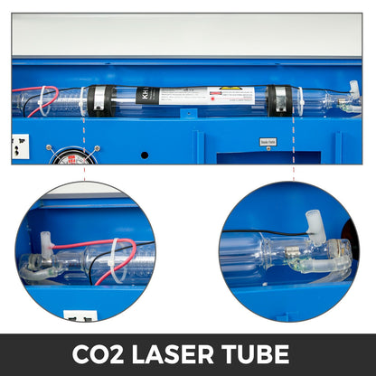 40W CO2 Laser Engraver Cutter with LCD, 0.3x0.2m Area, USB Connectivity