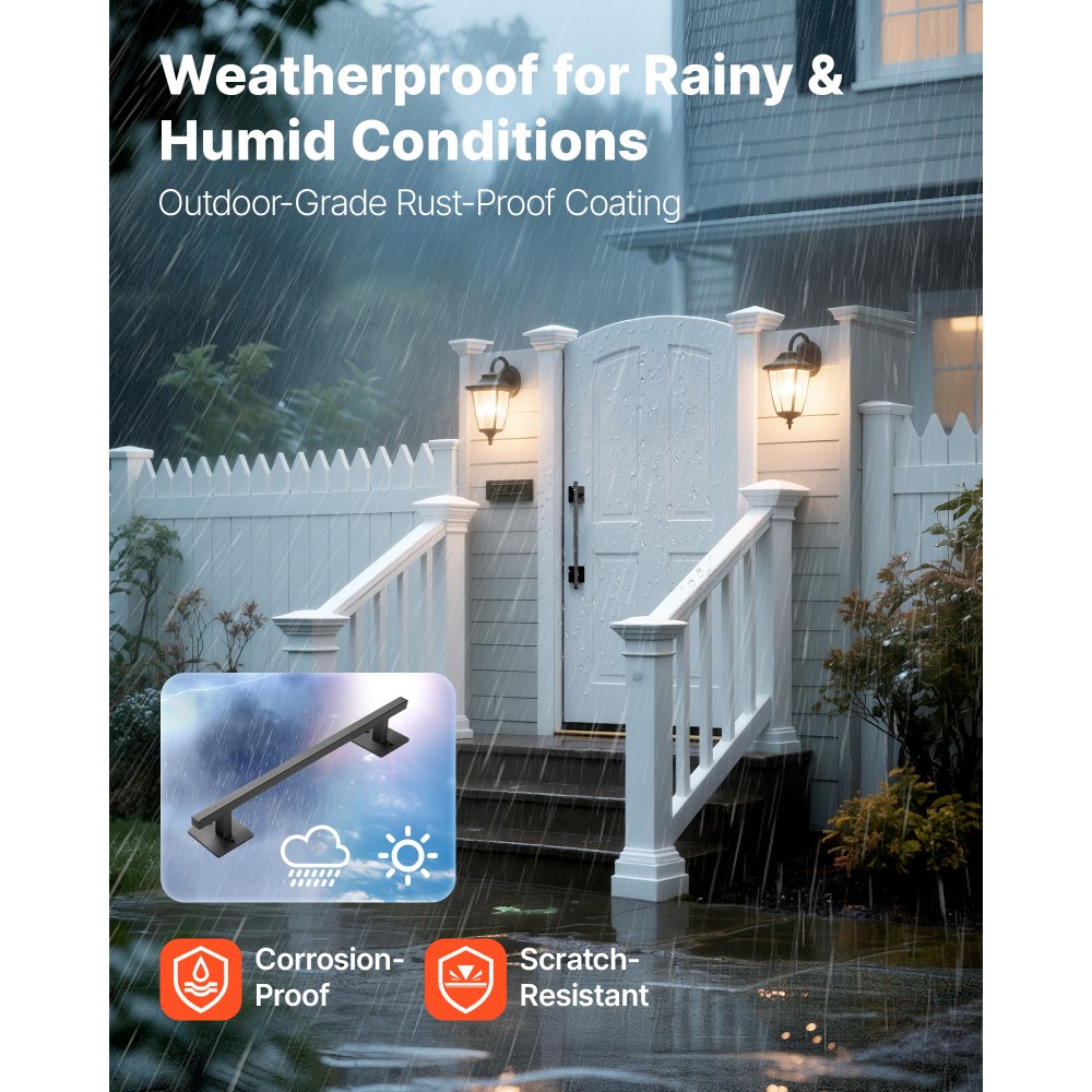 Barn Door Handle 320 mm Rustic Heavy Duty Garden Gate Shed Pull Handle