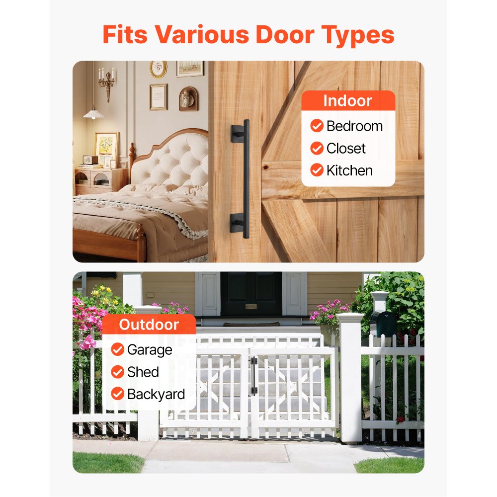 Barn Door Handle 320 mm Rustic Heavy Duty Garden Gate Shed Pull Handle