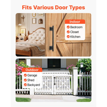 Barn Door Handle 320 mm Rustic Heavy Duty Garden Gate Shed Pull Handle