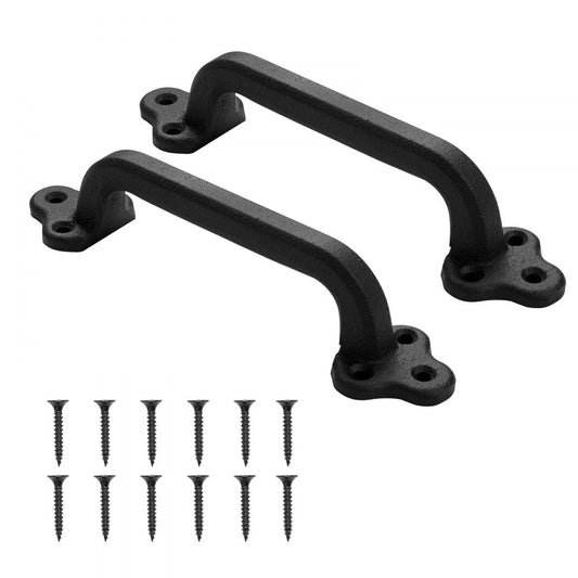 2Pcs Barn Door Handles 231 mm Rustic Heavy Duty Garden Gate Shed Pulls