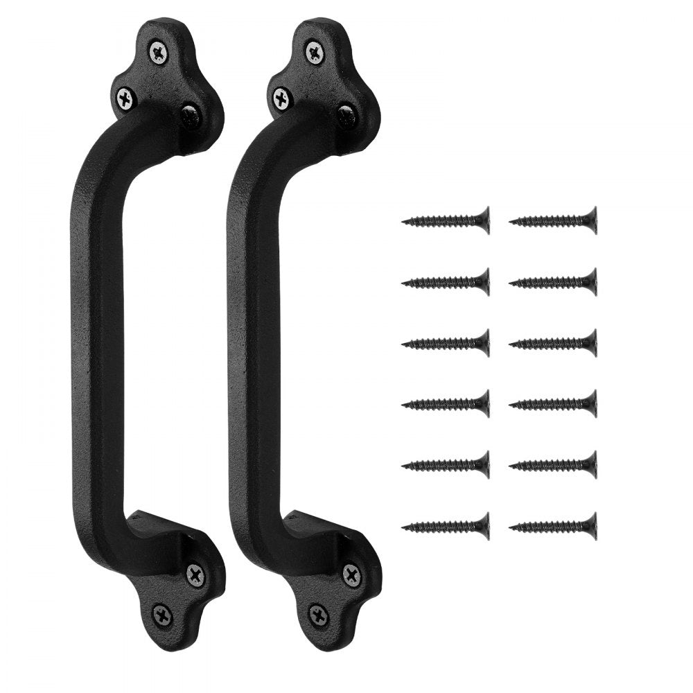 2Pcs Barn Door Handles 231 mm Rustic Heavy Duty Garden Gate Shed Pulls