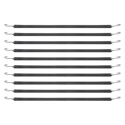 VEVOR 10 Pcs Flat Bungee Cord Set 20 mm Heavy Duty Bungee Straps with S-Hook