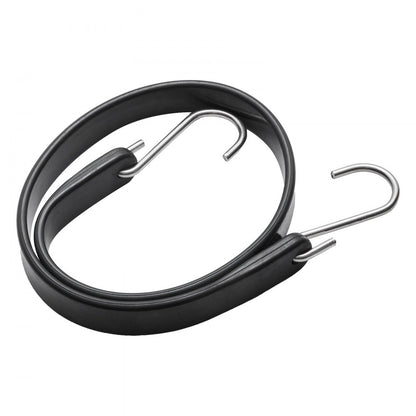 VEVOR 10 Pcs Flat Bungee Cord Set 20 mm Heavy Duty Bungee Straps with S-Hook