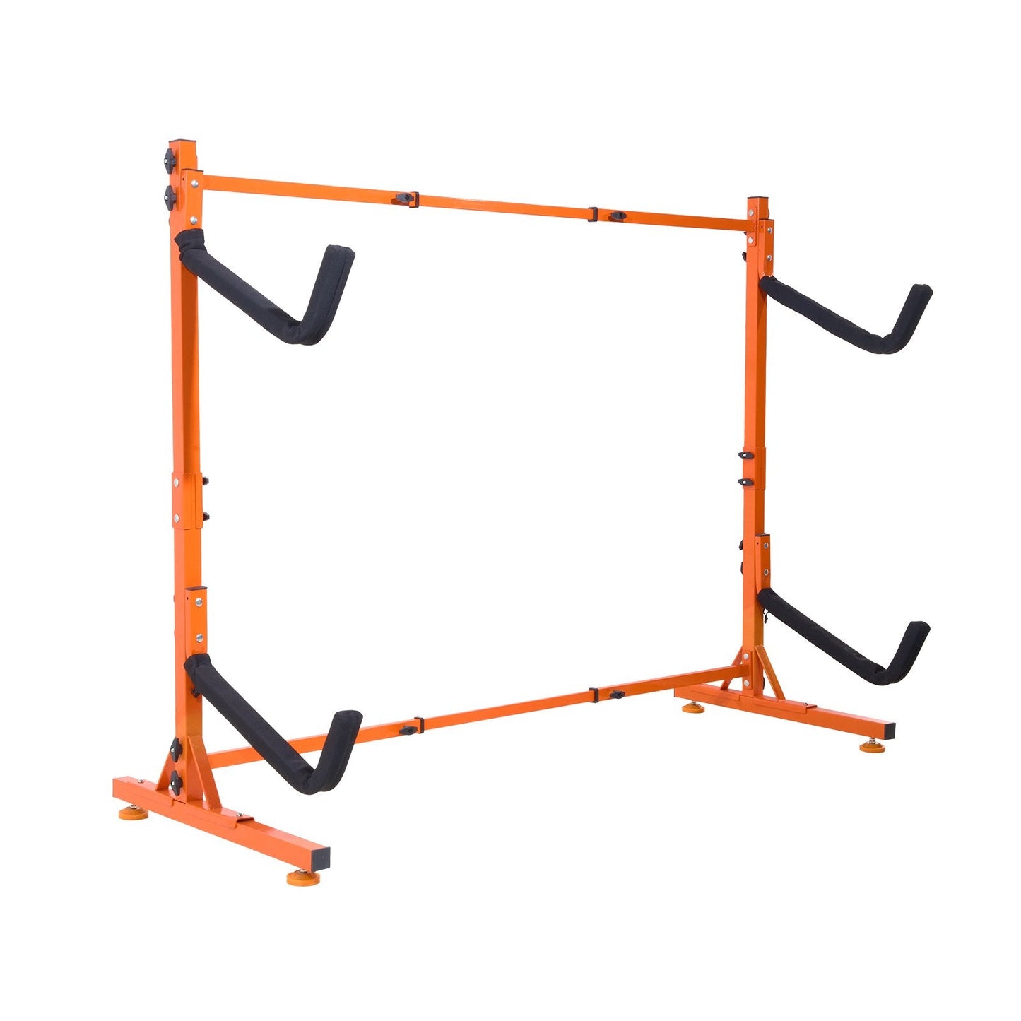 Freestanding Kayak Storage Rack for 2 Kayaks or Canoes, Adjustable Width, 79.5kg