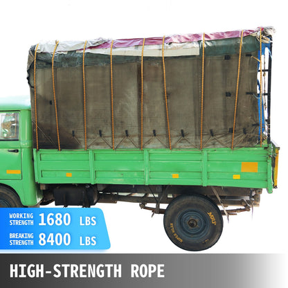 Polyester Rope 11.1 mm x 61 m, 3810 kg Strength, Durable & Lightweight