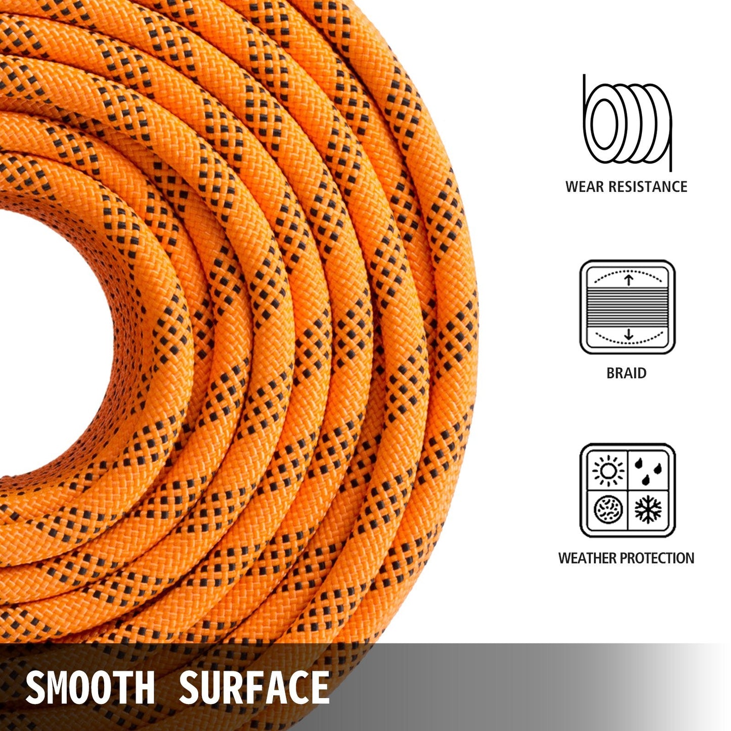 Polyester Rope 11.1 mm x 61 m, 3810 kg Strength, Durable & Lightweight