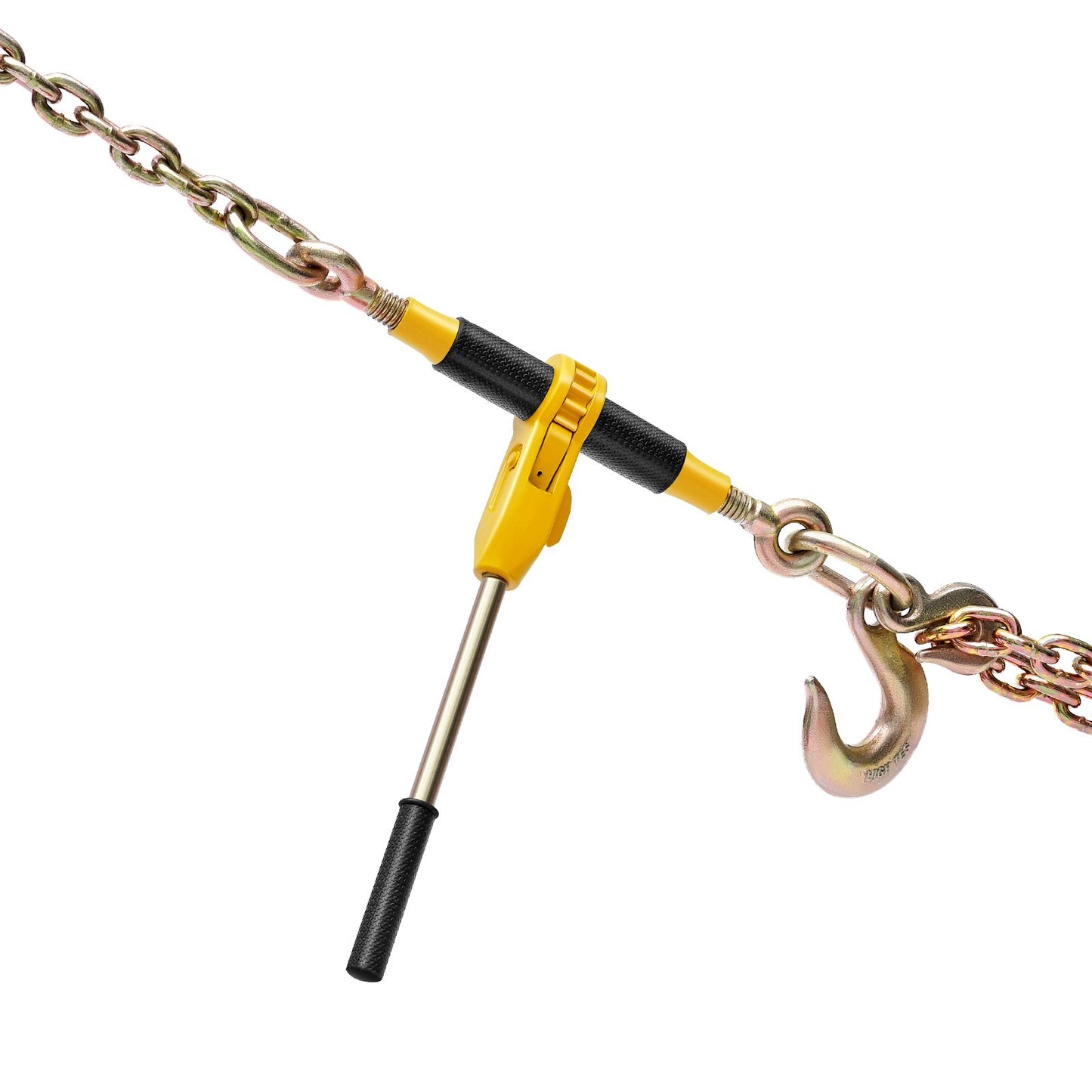 Ratchet Chain Binder, 4173 kg Working Load, Chain Binders Compatible with 10-12.7 mm Chains, Heavy Duty Ratchet Load Binder with Handles for Truck, Tie Down, Hauling, Towing, Logging