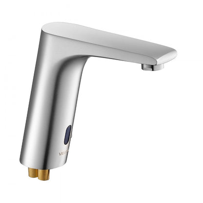 Touchless Bathroom Sink Faucet, Automatic Motion Sensor Restroom Toilet Faucet, HandsFree Adjustable Cold Hot Single Han