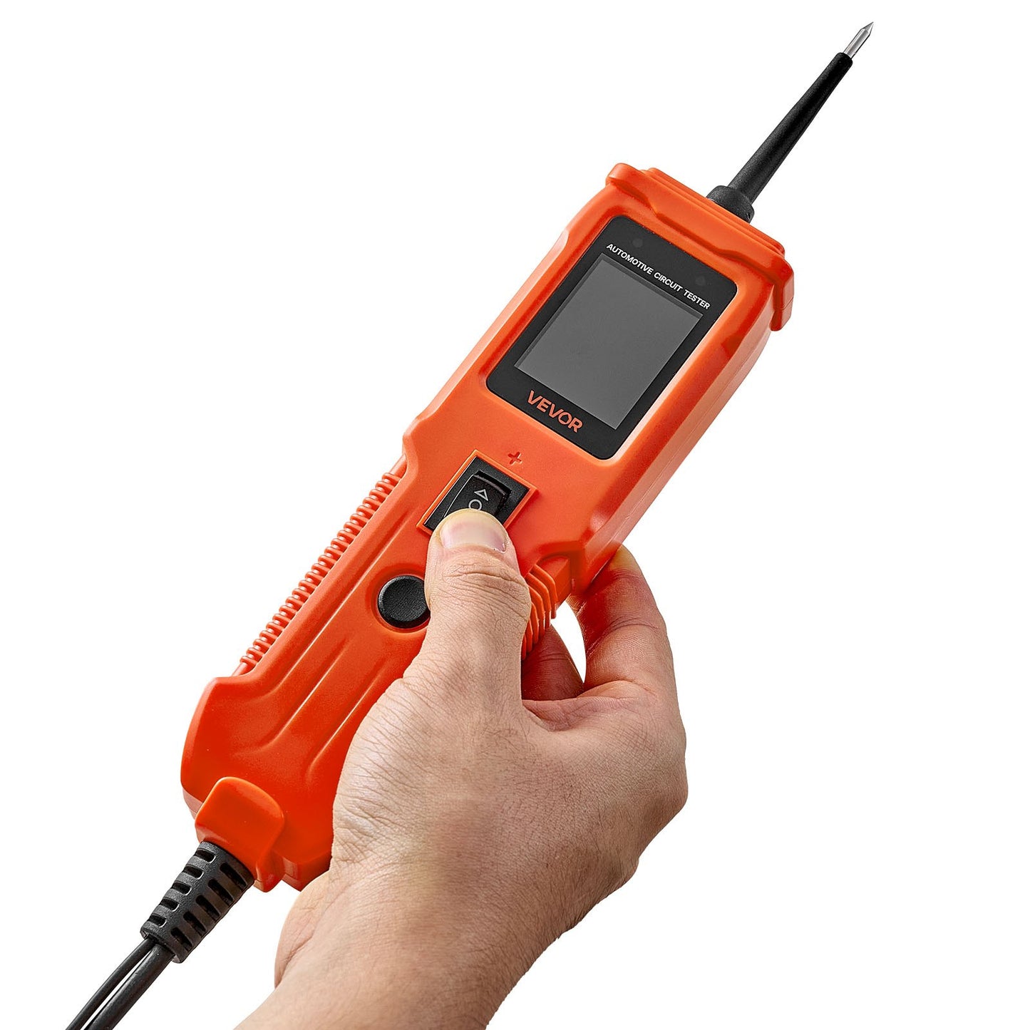 Automotive Circuit Tester, 8 - 35 DCV Power Circuit Probe Tester with TFT Color Display and Lighting, Automotive Power Tester Probe with 13 ft / 4 m Cable, ABS Shell Electrical Detector Finder