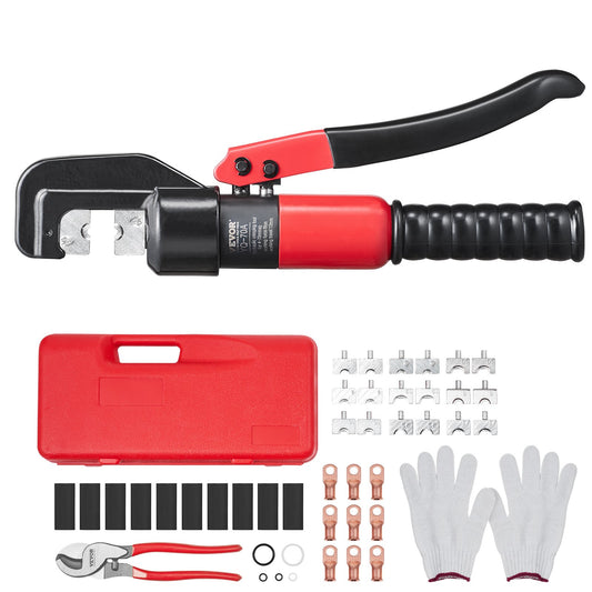 VEVOR Crimping Tool, AWG12-2/0 Copper And Aluminum Terminal Battery Lug Hydraulic