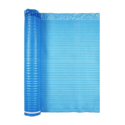 Floor Underlayment 27.9 m² 3mm 3-in-1 Vapor Barrier for Laminate Blue
