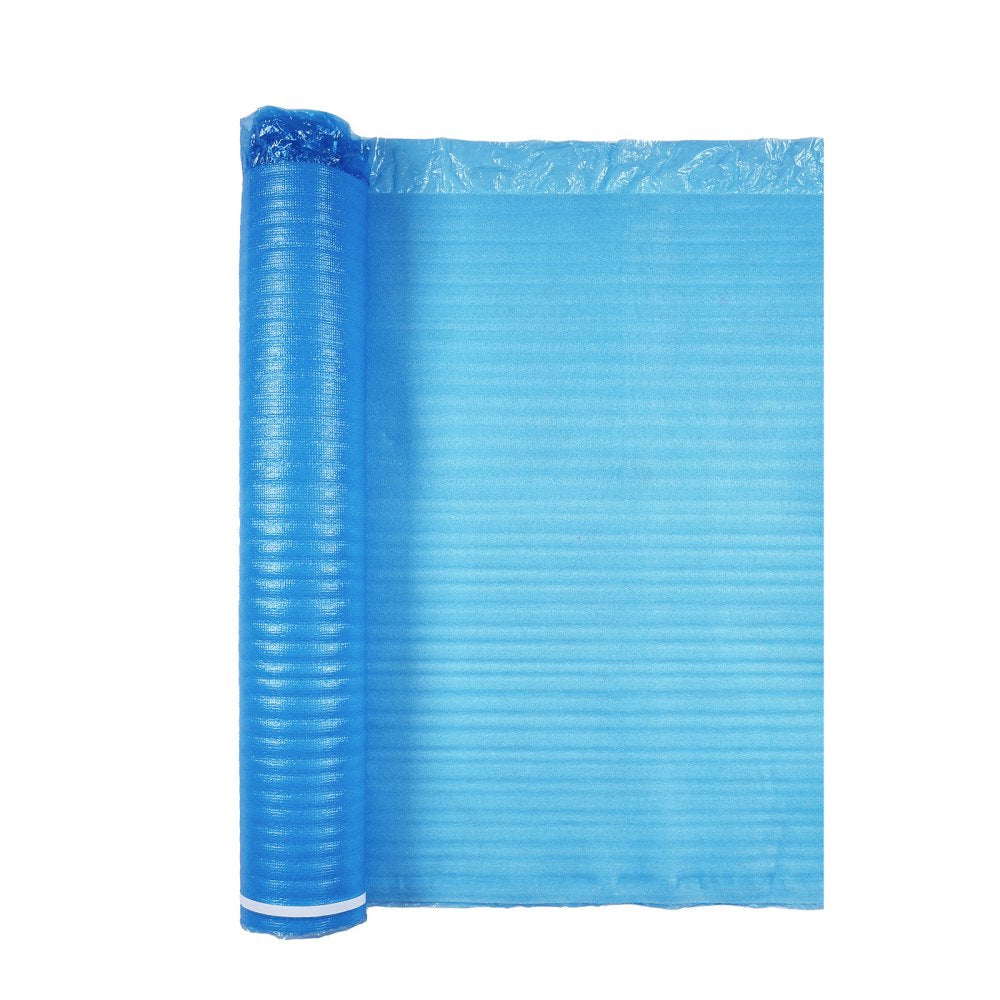 Floor Underlayment 55.8 m² 2mm 3-in-1 Vapor Barrier for Laminate Blue