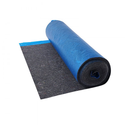 Floor Underlayment 18.6 m² 3mm Sound/Vapor Barrier for Laminate Blue