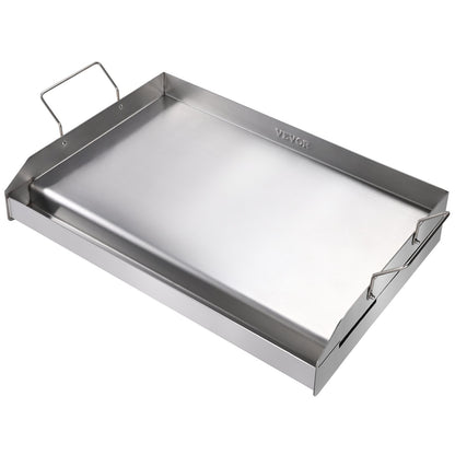 VEVOR Stove Top Griddle,58.7cmx39.5cmPre-Seasoned Stainless Steel Griddle, Rectangular