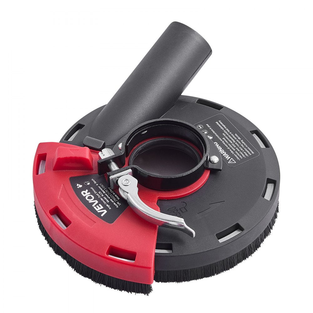 VEVOR Angle Grinder Dust Shroud 100-125mm with Clamping Washer Connect to Vacuum