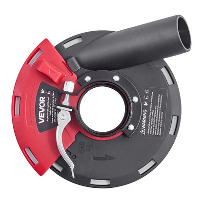 VEVOR Angle Grinder Dust Shroud 100-125mm with Clamping Washer Connect to Vacuum