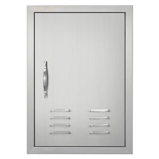 VEVOR BBQ Access Door, 610x431 mm Single Outdoor Kitchen Door, Stainless Steel Flush