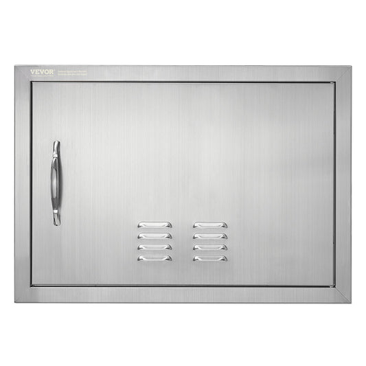 VEVOR BBQ Access Door, 610x432 mm Single Outdoor Kitchen Door, Stainless Steel Flush