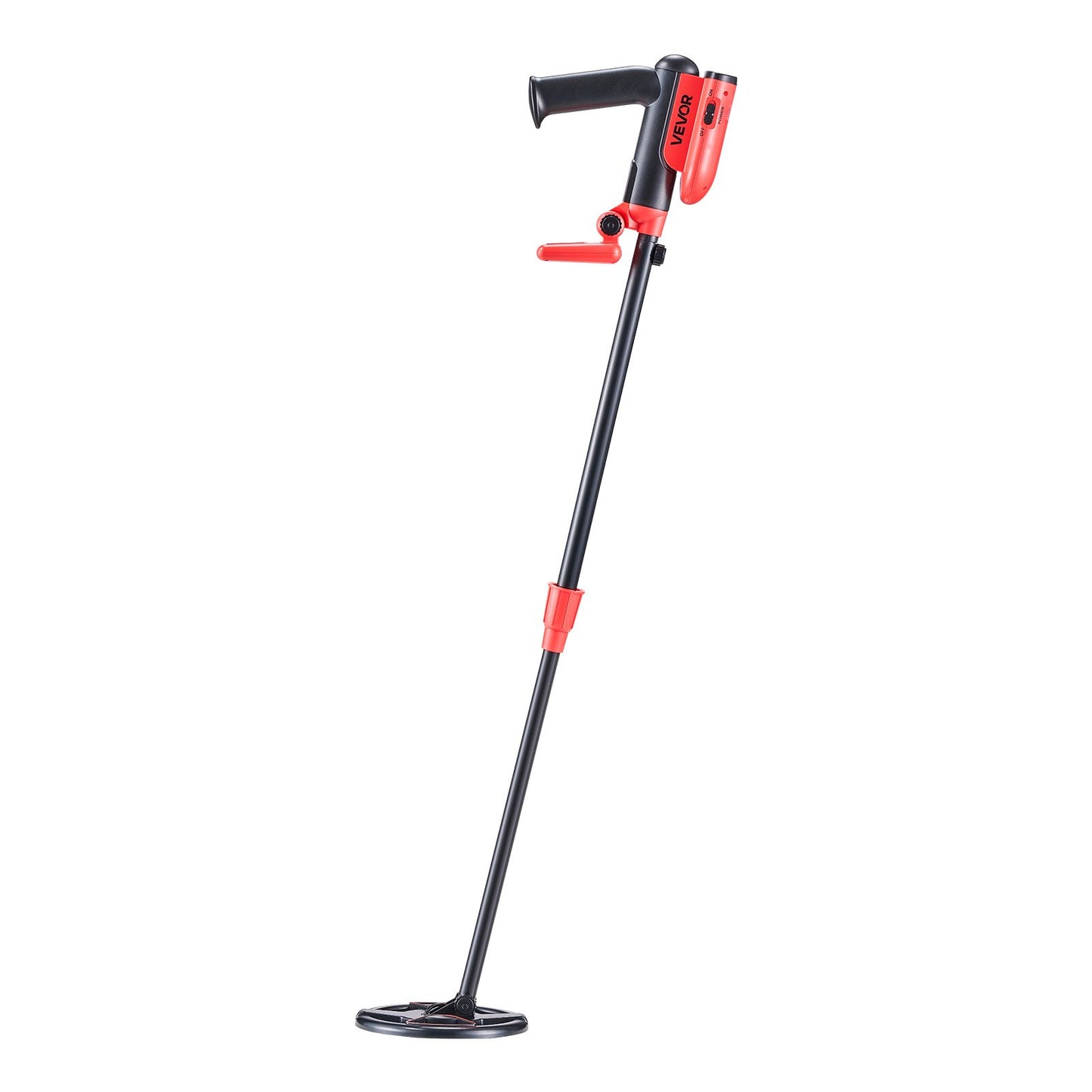 Metal Detector, 152.4 mm, Lightweight Metal Detector with LCD Display, P68 Waterproof Search Coil, Adjustable 580-860 mm High Accuracy Gold Detector, Easy to Use, for Detecting Gold Treasure