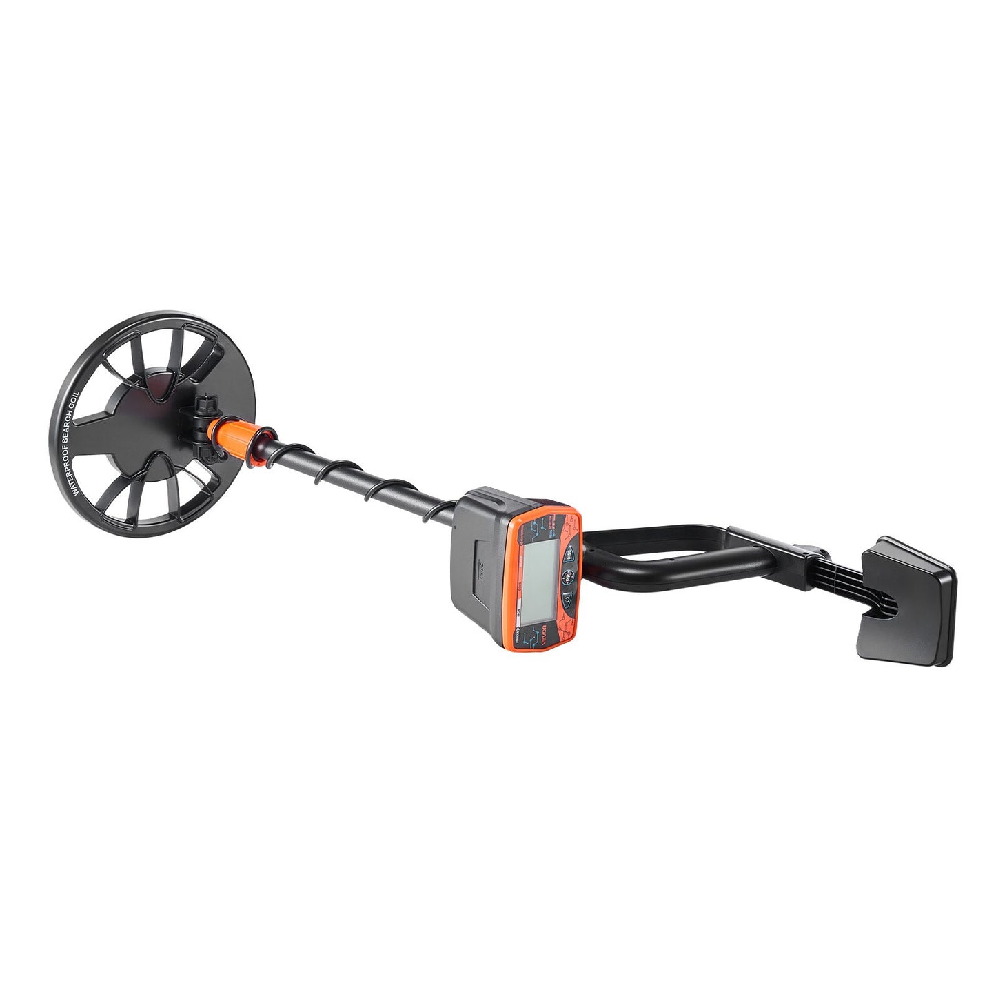 Metal Detector for Adults, 203.2 mm, Professional High Accuracy Gold Detector, IP68 Waterproof Search Coil with Display, Headphones, 3 Modes, Adjustable, for Detecting Gold Treasure Hunting