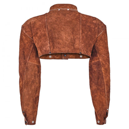 VEVOR Leather Welding Cape Sleeve Heavy Duty Flame Resistant Cape Sleeve XL-Size